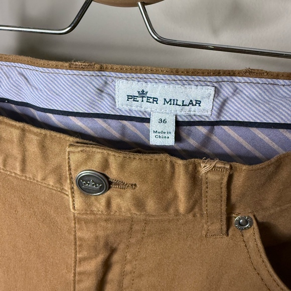 Peter Millar Caramel Pant Sz 36 - Picture 2 of 3